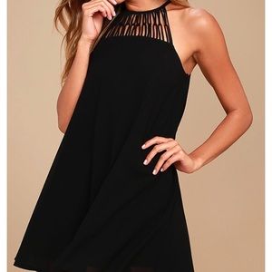 Lulus black swing dress